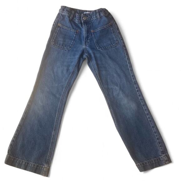 Zara Girls Flare Denim Pants Size 10 - Picture 1 of 7